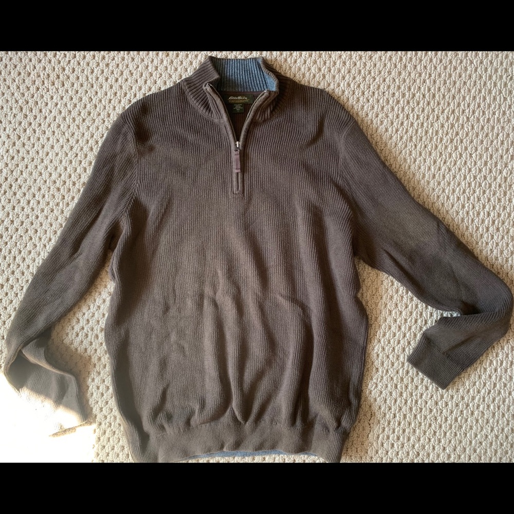 Mens zip up sweater
